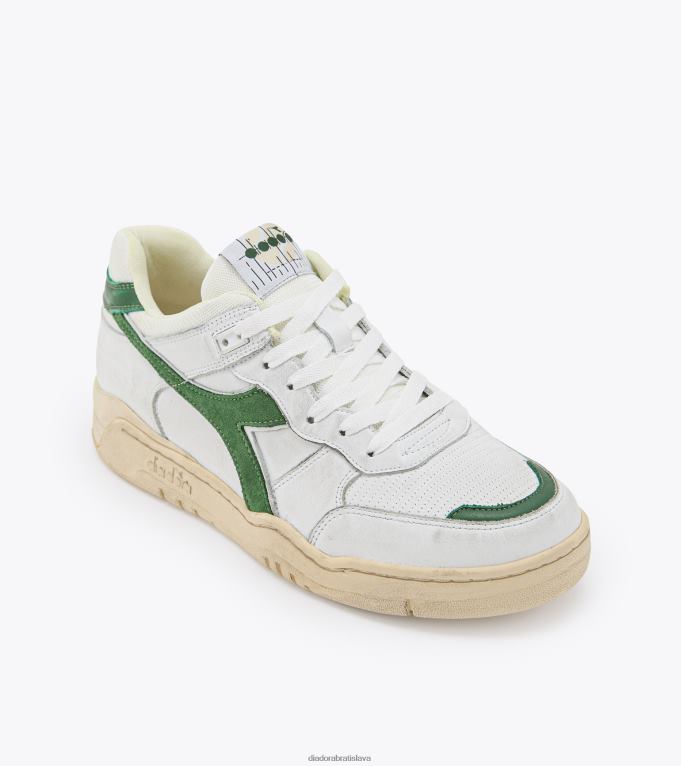 b560 použitý TL0HT24 biela/listovo zelená muži Diadora topánky