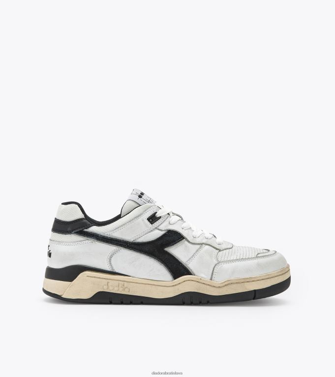 b560 použitý TL0HT26 biely čierny muži Diadora topánky