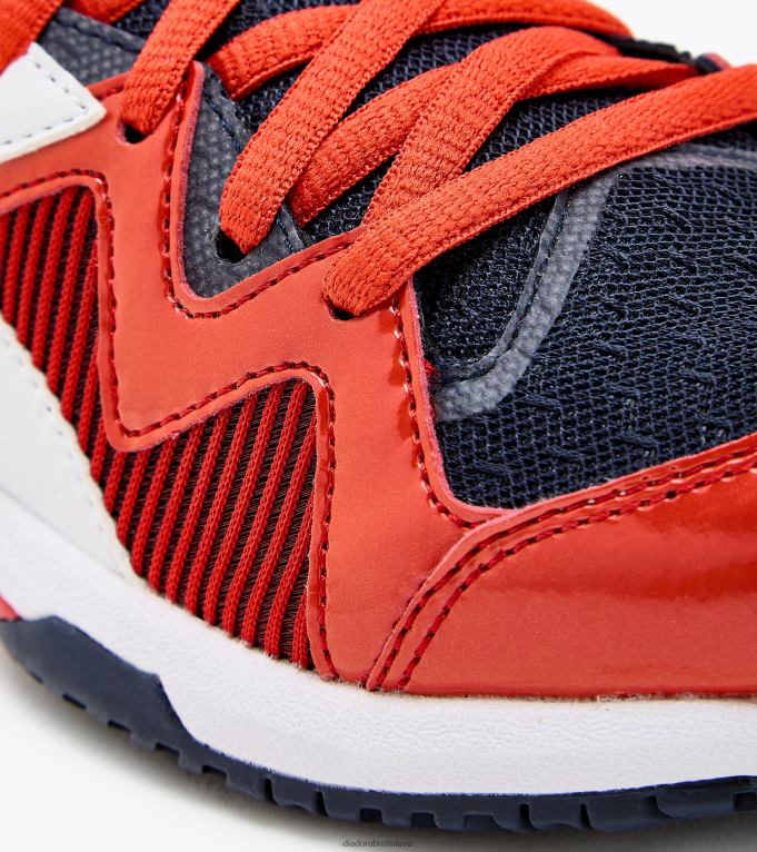 bikona 2 r TL0HT749 modrá korzár/biela/ohnivá červená deti Diadora topánky