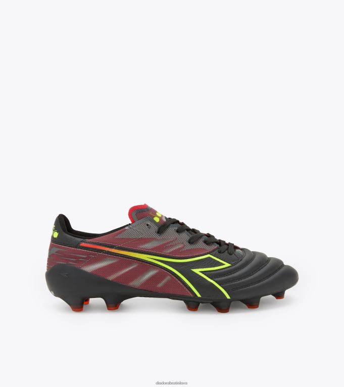 brazílska elita veloce ita lpx TL0HT11 blk/fluo yellow dd/milano red muži Diadora topánky