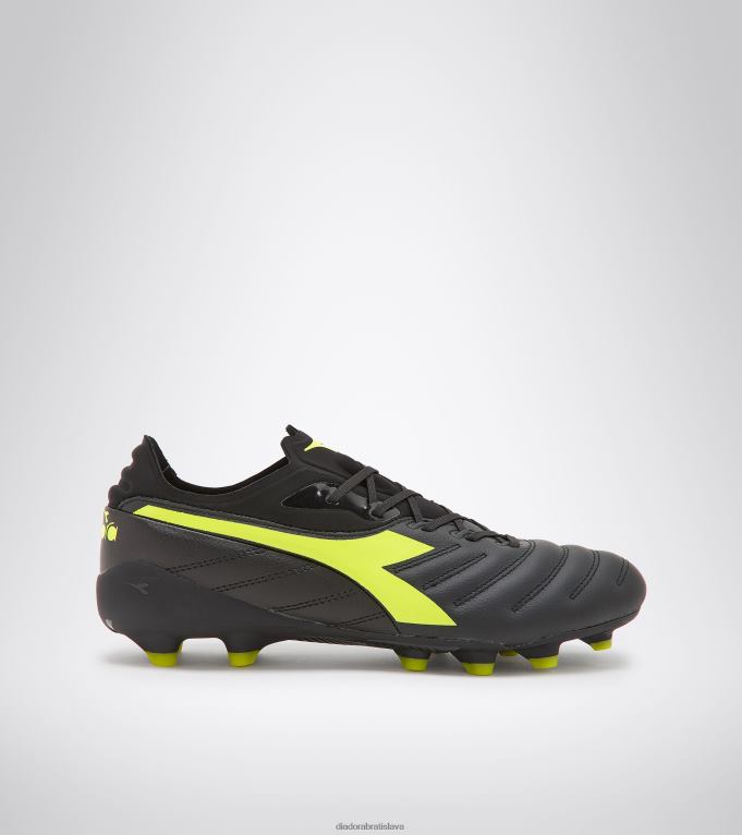 brazílska elitná technológia lpx TL0HT89 čierna/fluo žltá diadora muži Diadora topánky
