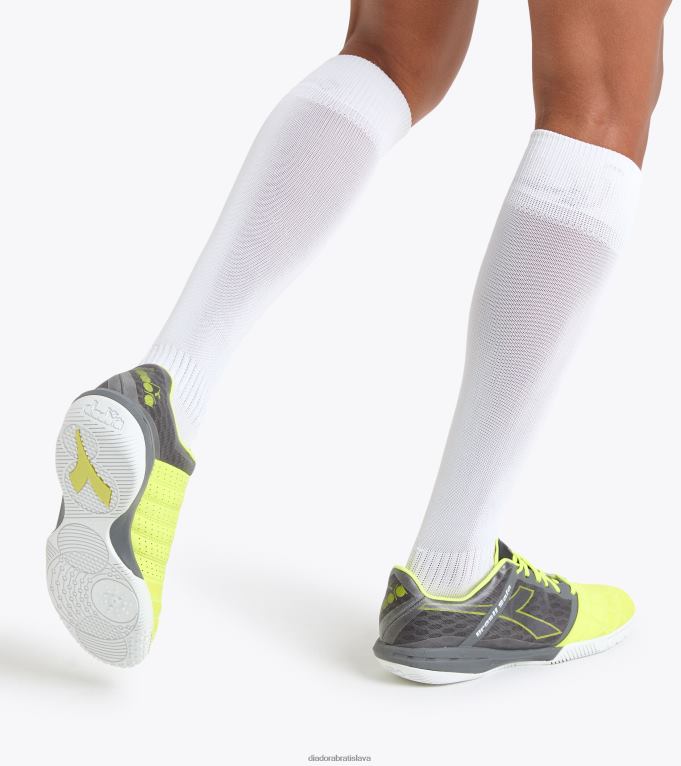 brazílska sala id TL0HT159 čierna/fluo žltá diadora muži Diadora topánky