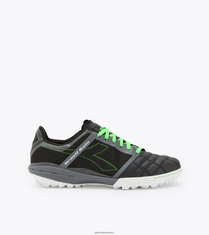 brazílska sala tf TL0HT169 čierna/zelená fluo muži Diadora topánky
