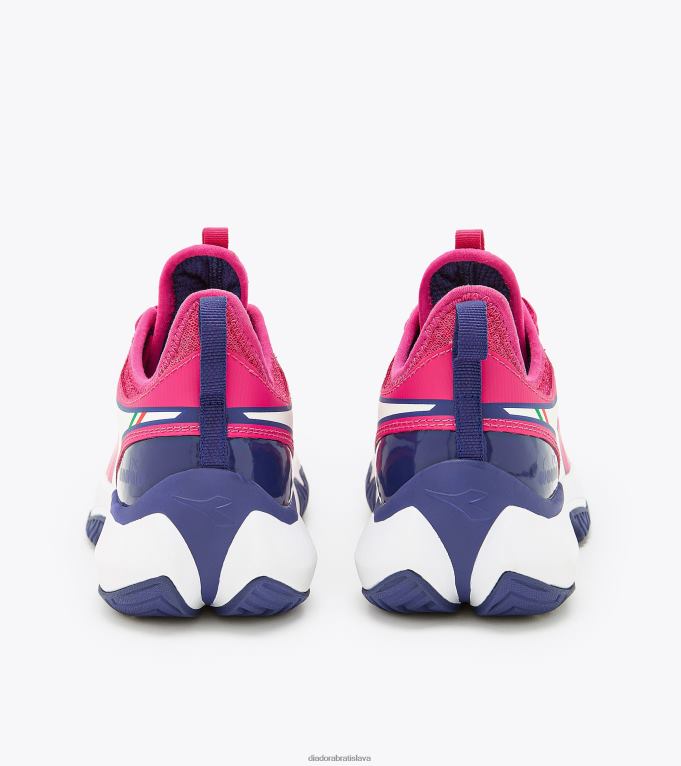 finále w ag TL0HT562 ružový rebríček/biely/modrotlač ženy Diadora topánky