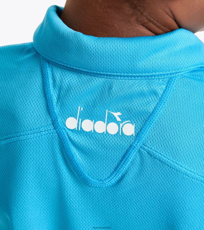 g ihrisko na pólo TL0HT935 kráľovská fluo dievčatá Diadora odev