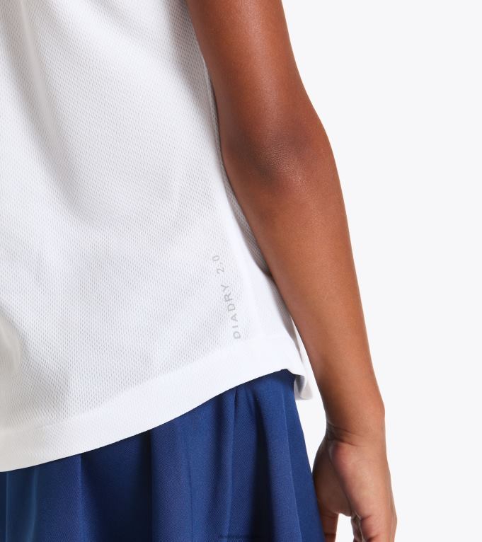 g t-shirt court TL0HT952 optická biela dievčatá Diadora odev