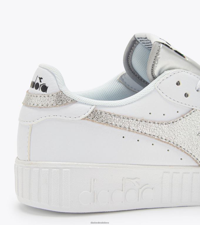 herný krok prémia TL0HT596 biela/strieborná ženy Diadora topánky