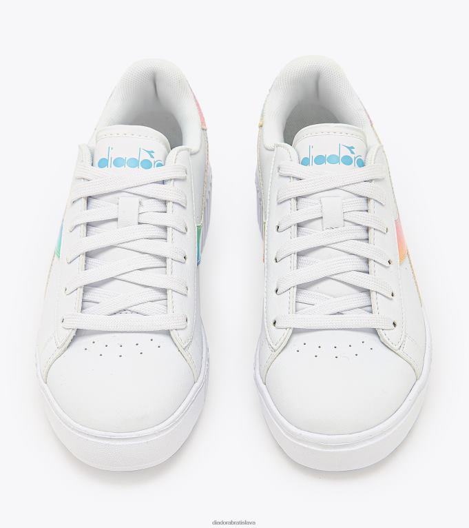 hra krok bloom gs TL0HT796 biela/nebeská modrá deti Diadora topánky
