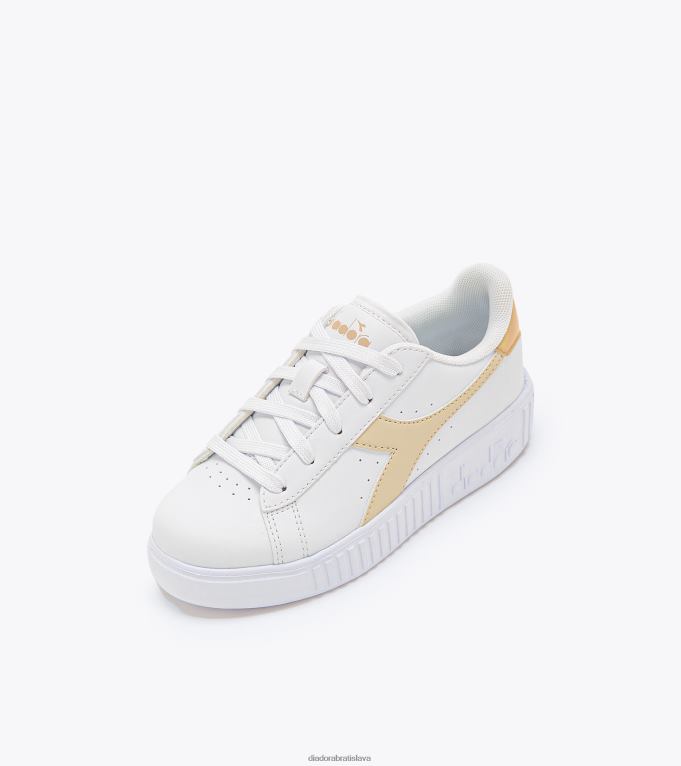 hra krok ps TL0HT806 biela/dymovo šedá deti Diadora topánky
