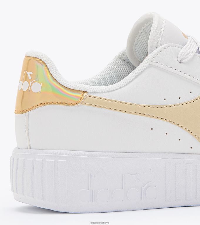 hra krok ps TL0HT806 biela/dymovo šedá deti Diadora topánky