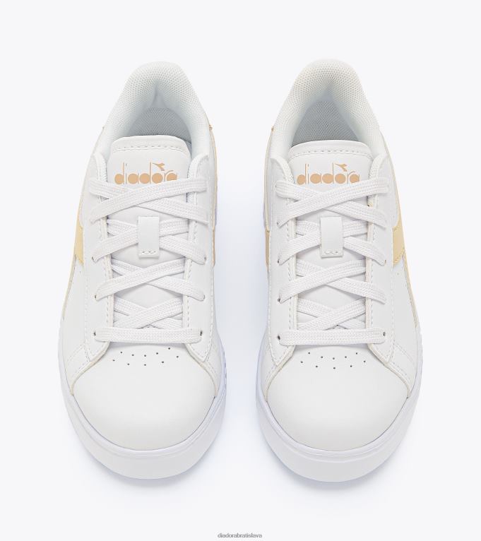 hra krok ps TL0HT806 biela/dymovo šedá deti Diadora topánky