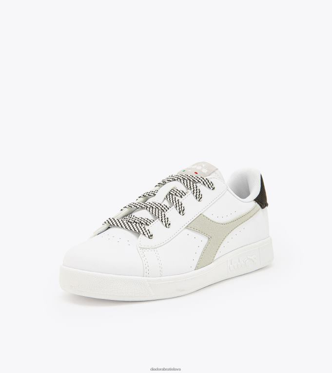 hra p ace gs TL0HT832 biela/svitná modrá deti Diadora topánky