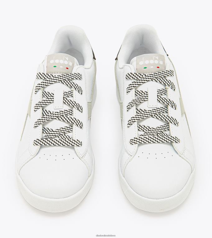 hra p ace gs TL0HT832 biela/svitná modrá deti Diadora topánky