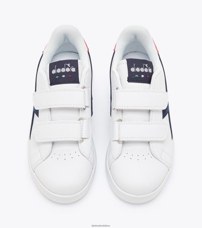 hra p ace ps TL0HT896 biely/páv deti Diadora topánky