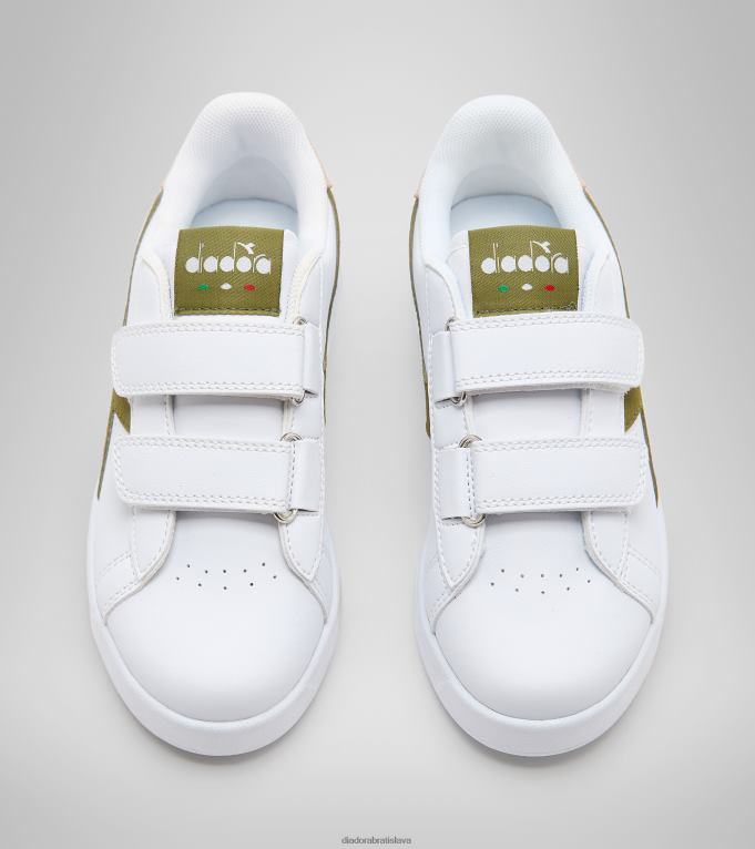 hra p ace ps TL0HT898 biele/avokádové deti Diadora topánky