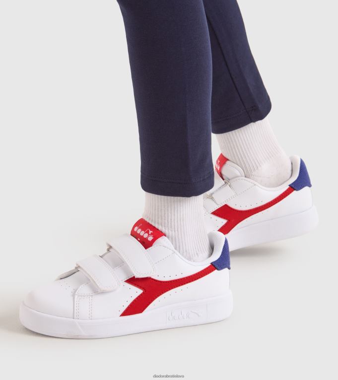 hra p ace ps TL0HT899 biela/roztopená láva deti Diadora topánky