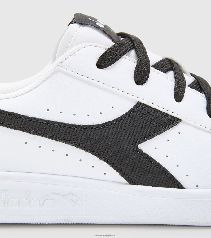 hra p gs TL0HT843 biely čierny deti Diadora topánky