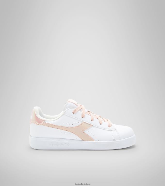 hra p gs TL0HT844 biely/broskyňový bič deti Diadora topánky
