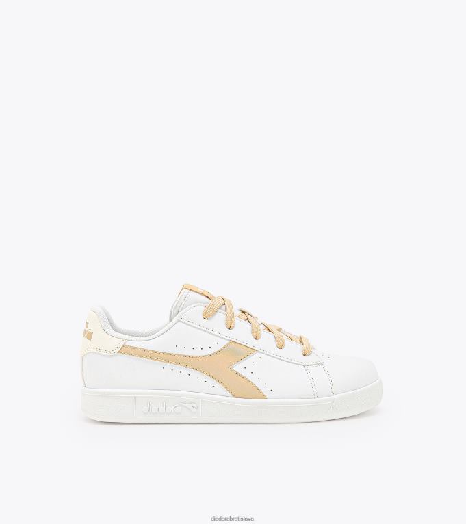 hra p gs TL0HT845 biela/šepot ružová deti Diadora topánky