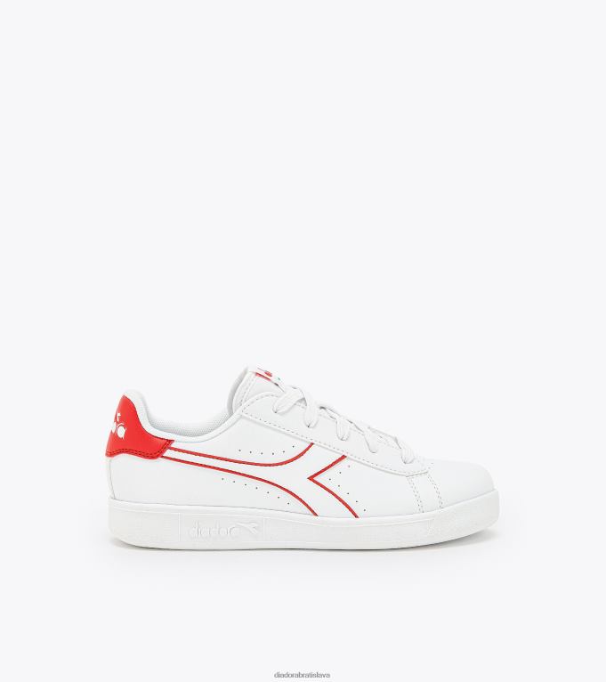 hra p gs TL0HT847 biela/horkosladká červená deti Diadora topánky
