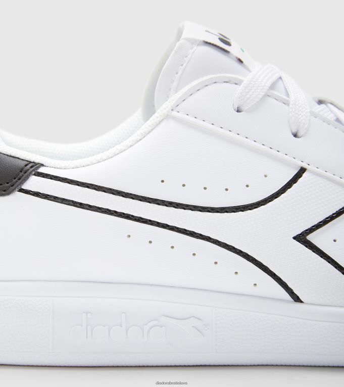 hra p gs TL0HT849 biely čierny deti Diadora topánky