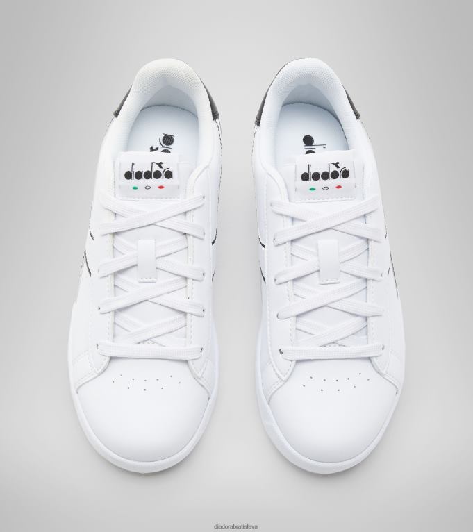 hra p gs TL0HT849 biely čierny deti Diadora topánky