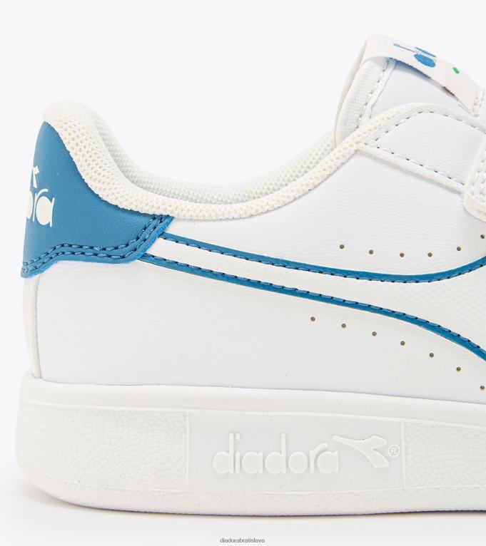 hra p ps TL0HT881 biela/modrá vallarta deti Diadora topánky