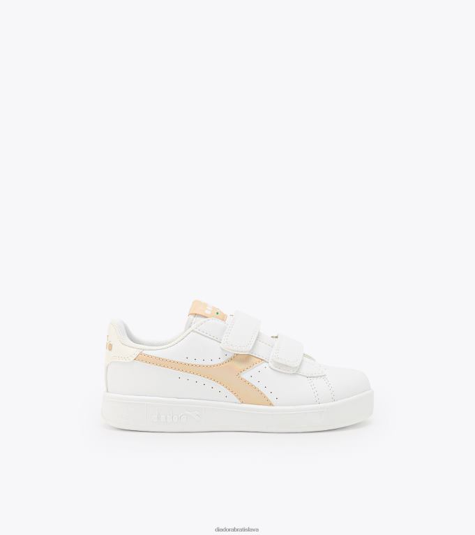 hra p ps TL0HT891 biela/šepot ružová deti Diadora topánky
