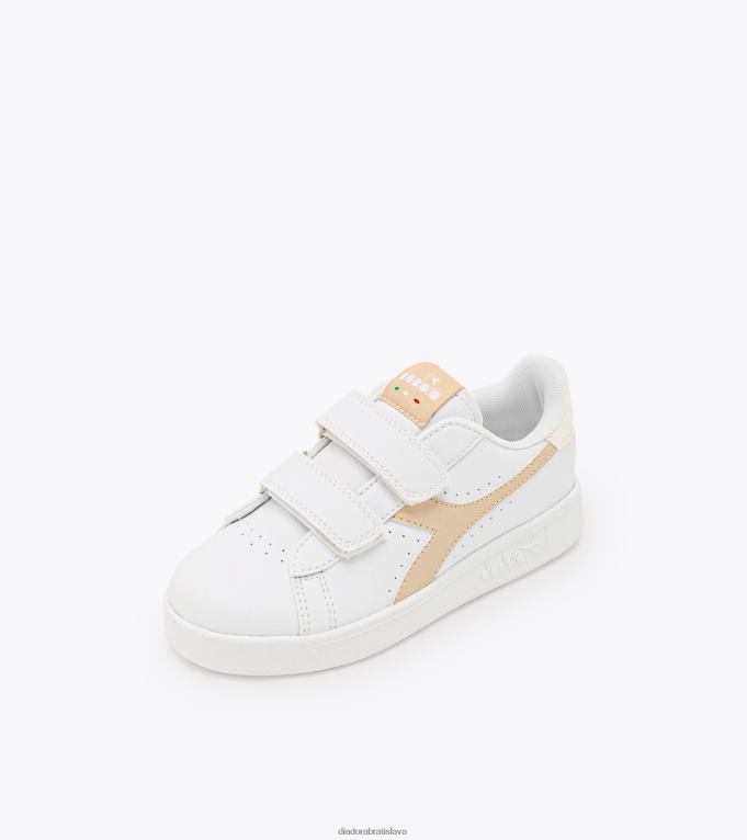 hra p ps TL0HT891 biela/šepot ružová deti Diadora topánky