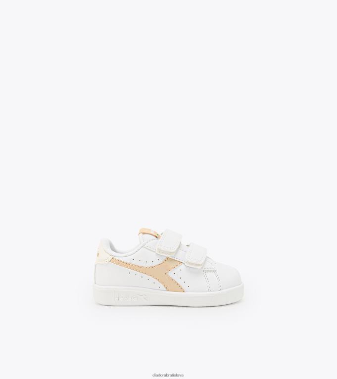 hra p td TL0HT908 biela/šepot ružová deti Diadora topánky