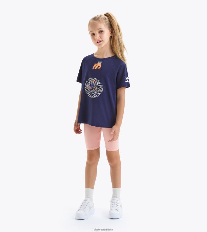 jg.set ss športové umenie TL0HT960 klasické námorníctvo dievčatá Diadora odev