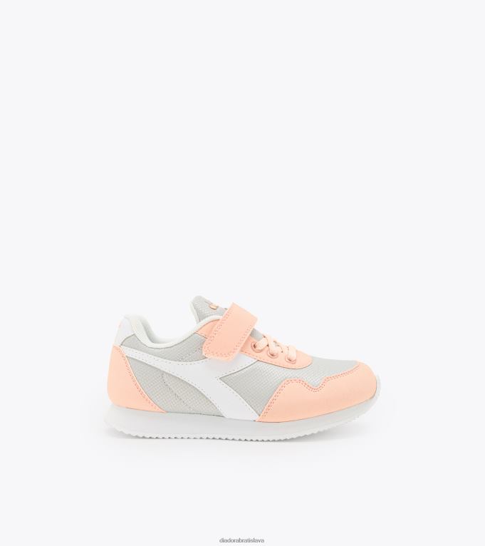 jednoduchý beh ps TL0HT858 ružová melódia deti Diadora topánky