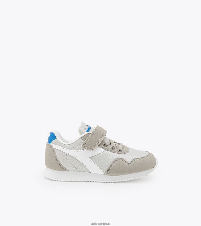 jednoduchý beh ps TL0HT861 paloma šedá deti Diadora topánky