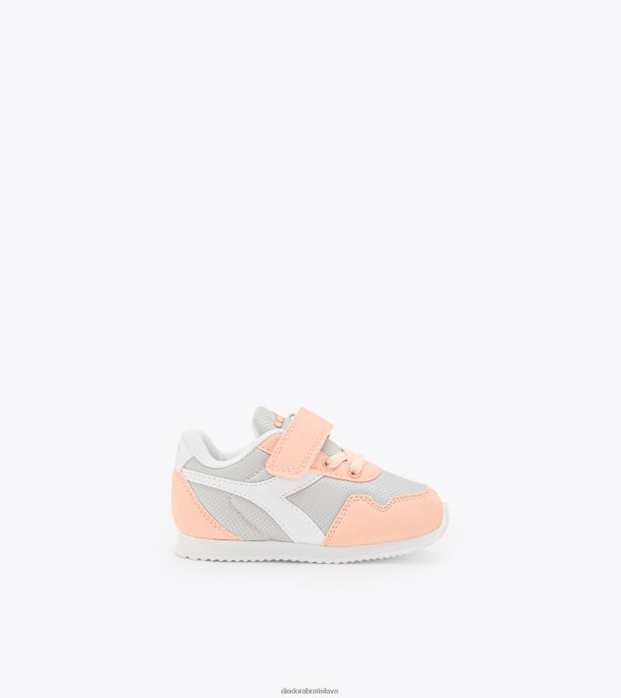 jednoduchý beh td TL0HT902 ružová melódia deti Diadora topánky
