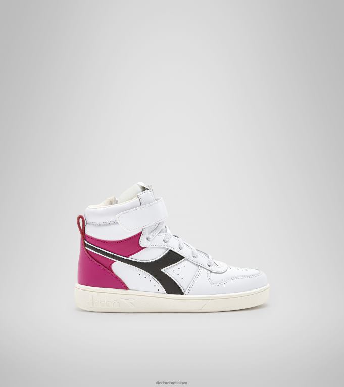 magický košík mid ps TL0HT778 biela/krémová lícenka/čierna deti Diadora topánky