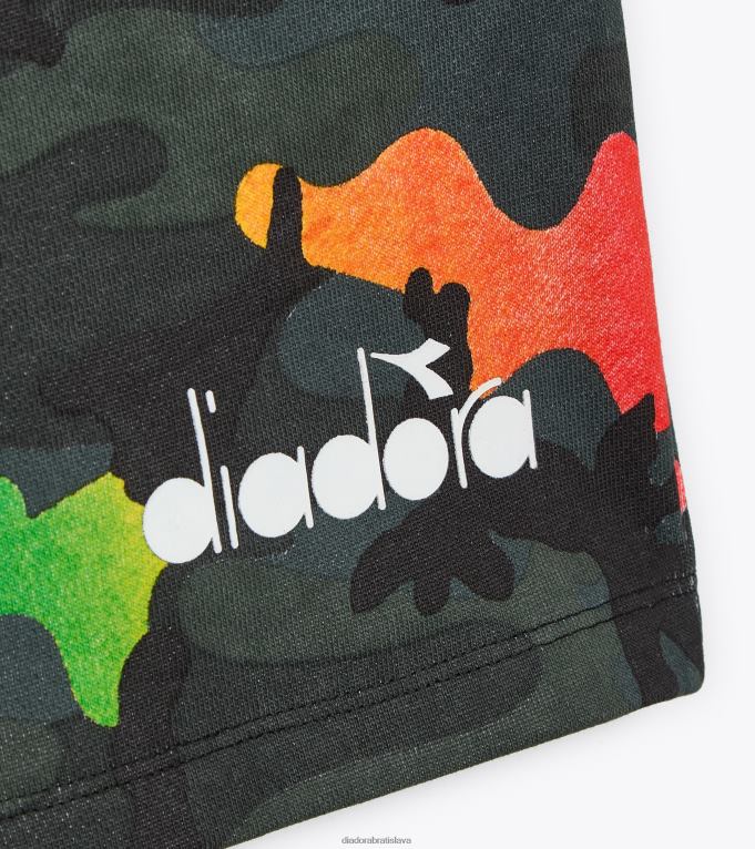 jbbermuda viacfarebná TL0HT783 viacfarebné celoplošné chlapci Diadora odev