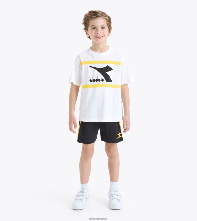 jbset ss športové umenie TL0HT916 optická biela chlapci Diadora odev