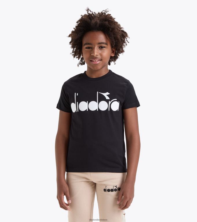 jbt-shirt ss logo nature TL0HT878 čierna chlapci Diadora odev