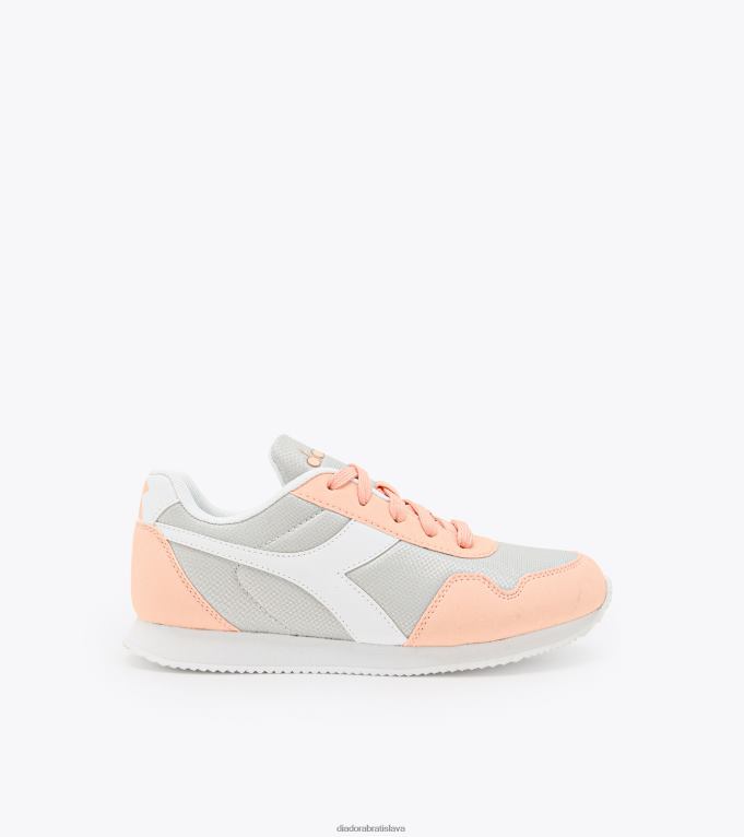 jednoduchý beh gs TL0HT827 ružová melódia deti Diadora topánky