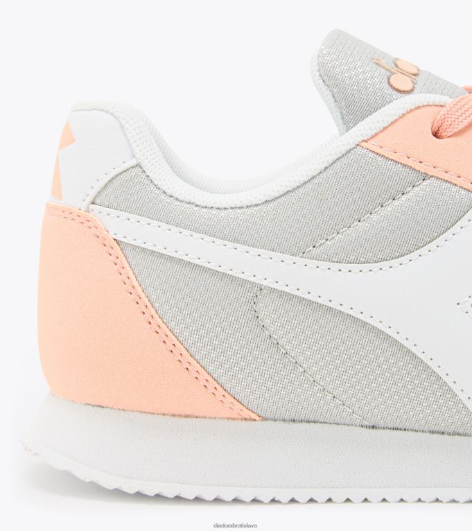 jednoduchý beh gs TL0HT827 ružová melódia deti Diadora topánky