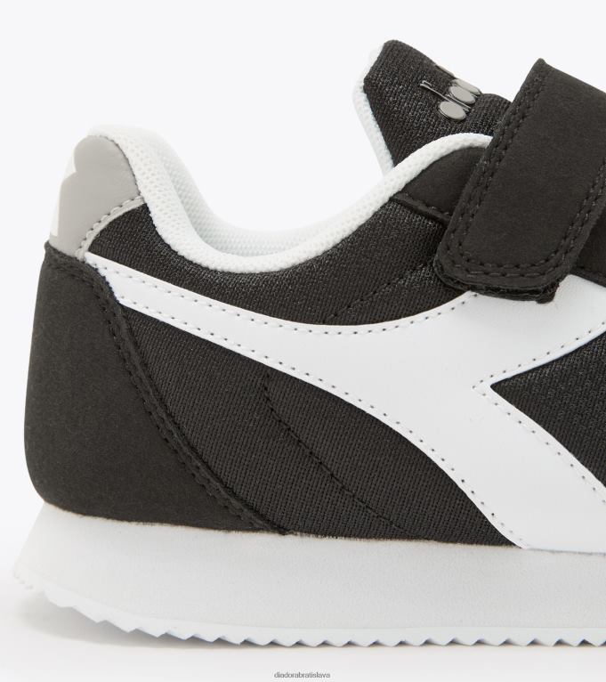 jednoduchý beh ps TL0HT857 čierna deti Diadora topánky