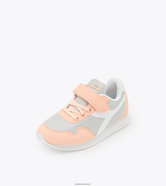jednoduchý beh ps TL0HT858 ružová melódia deti Diadora topánky
