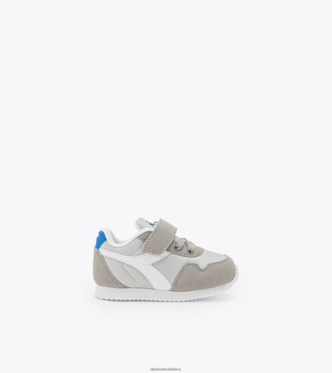 jednoduchý beh td TL0HT901 paloma šedá deti Diadora topánky