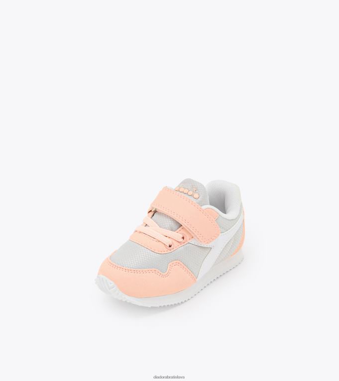 jednoduchý beh td TL0HT902 ružová melódia deti Diadora topánky