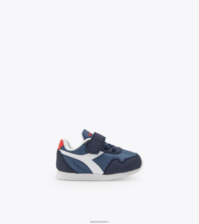 jednoduchý beh td TL0HT903 práporčík modrý deti Diadora topánky