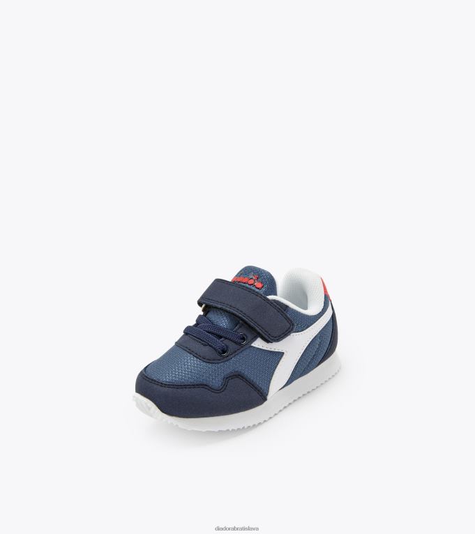 jednoduchý beh td TL0HT903 práporčík modrý deti Diadora topánky