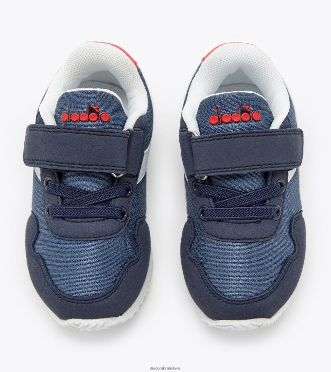 jednoduchý beh td TL0HT903 práporčík modrý deti Diadora topánky