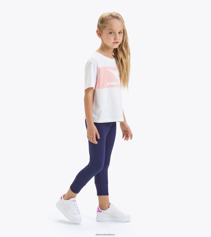 jgt-shirt ss bounce TL0HT966 optická biela dievčatá Diadora odev