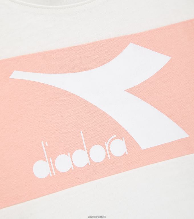jgt-shirt ss bounce TL0HT966 optická biela dievčatá Diadora odev