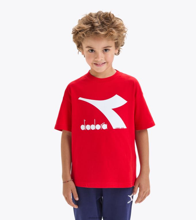 jutričko ss bl TL0HT969 karmínovo červená dievčatá Diadora odev